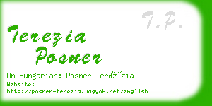 terezia posner business card